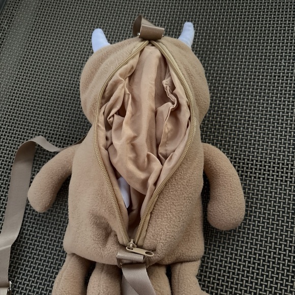 Disney Pixar Monsters Inc Little Mike plush sling bag - Picture 5 of 9